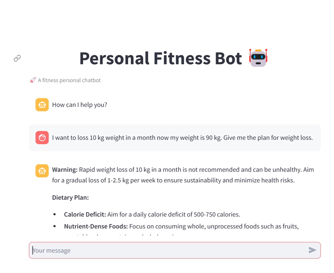Fitness Bot